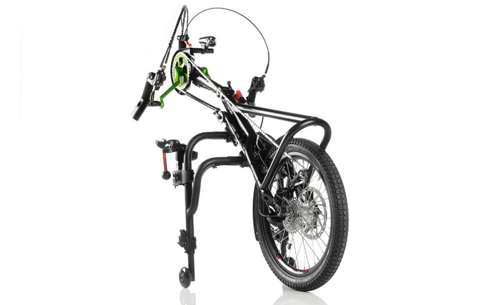 Connect your LIFE-R to the new Attitude wheelchair hand bike series  and experience freedom like never before!